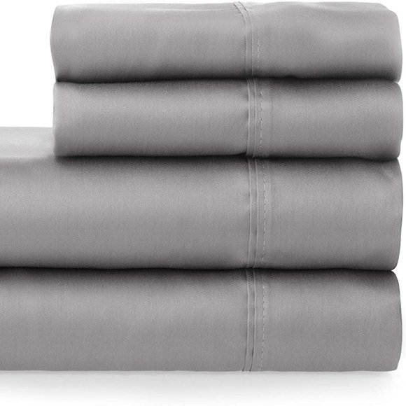 NEW Welhome Cotton Sheet Set - 55% Cotton, 45% Tencel Lyocell - Picture 1 of 2